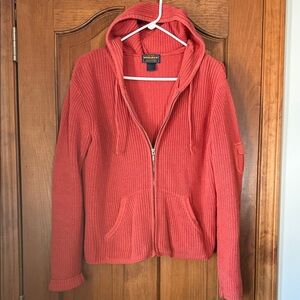 Woolrich Salmon Knit Hoodie